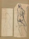 GEORGE GROSZ Collection of approximately 40 drawings.